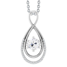 Pendant 14K White Gold with Fine Diamond – main view