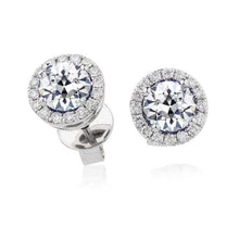 Antique Cushion Brilliant Diamond ring in 14K White Gold – main view