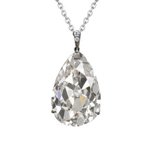 Earth-Mined Fine Diamond Drop Pendant – main view