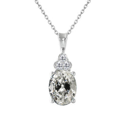 Sophisticated Drop Pendant – Diamond 3 ct | HarryChadEnt