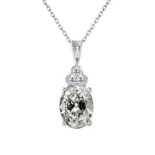 Drop Pendant 14K White Gold with Diamond – main view