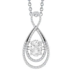 High-End Drop Pendant – Fine Diamond 2 ct – HarryChadEnt