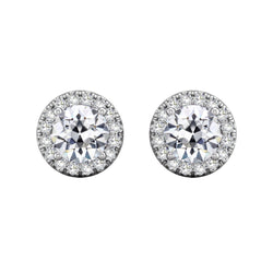 Earth-Mined Antique Cushion Brilliant Diamond Drop Earrings