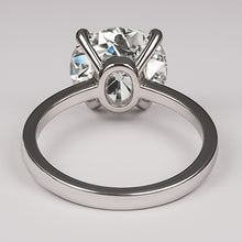 Gold Wedding Ring Old Mine Cut Round Genuine Natural Earth Mined Diamonds 2.50 Carats