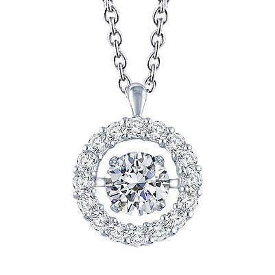 Gorgeous Natural Round Cut Diamond Necklace Pendant 7 Carats Solid White Gold