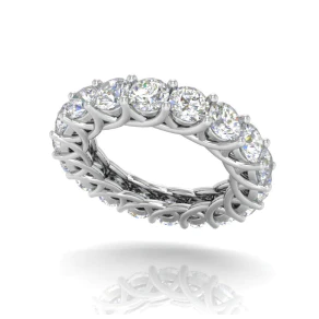 Gorgeous Real Diamonds 4 Ct. Eternity Wedding Band Women Jewelry