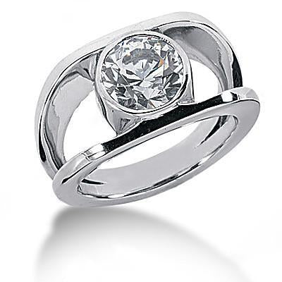 Gorgeous Solitaire Diamond Ring Anniversary Jewelry 1 Carat