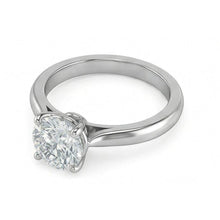 Gorgeous Round Cut 2.75 Ct Solitaire Natural Earth Mined Diamond Ring 4 Prongs
