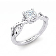 Gorgeous Solitaire Round Cut 1.75 Carat Natural Earth Mined Diamond Ring White Gold 14K