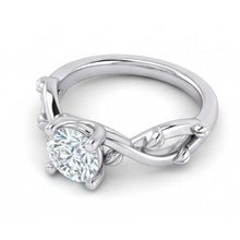 Gorgeous Solitaire Round Cut 1.75 Carat Natural Earth Mined Diamond Ring White Gold 14K