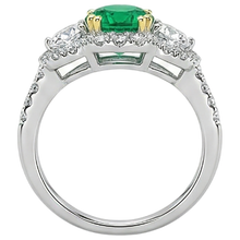 Premium Gemstone Ring 2.50 ct – top view