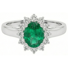 Green Emerald And Natural Earth Mined Diamond Wedding Ring 3.50 Carats Gold Jewellery
