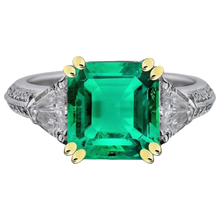 Designer Precious Stone Ring 3.50 ct – front view