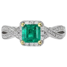 Artisan Gemstone Ring 2.50 ct – angle view