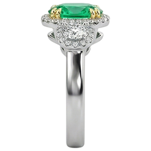 Sparkling Precious Stone Ring 2.50 ct – profile view