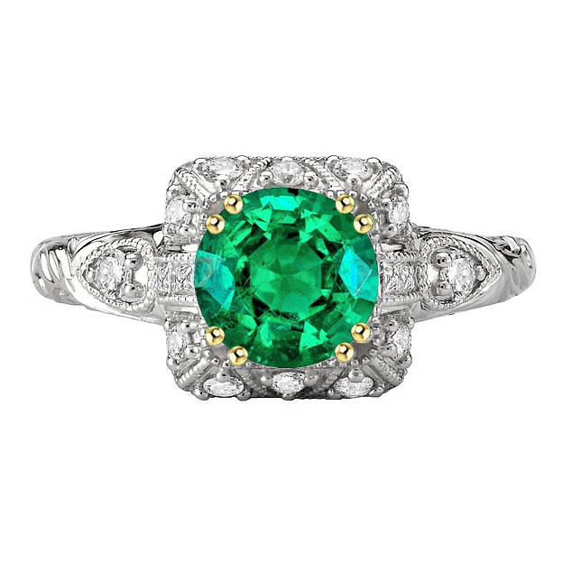 Bespoke Colored Stone Ring 3 ct – main view