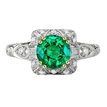 Bespoke Colored Stone Ring 3 ct – main view