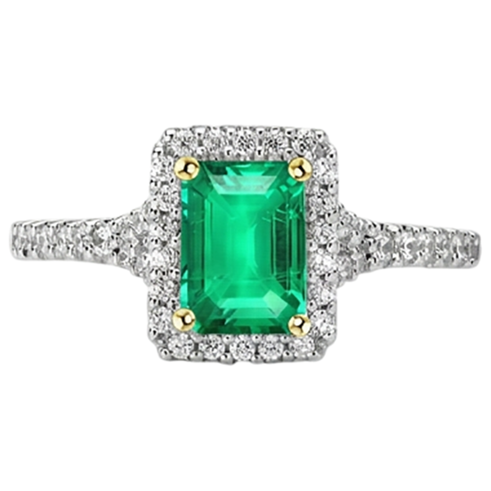 Fine Precious Stone Ring 2 ct – profile view