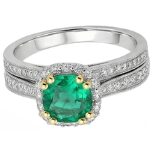 Handmade Colored Stone Ring 2.50 ct – front view