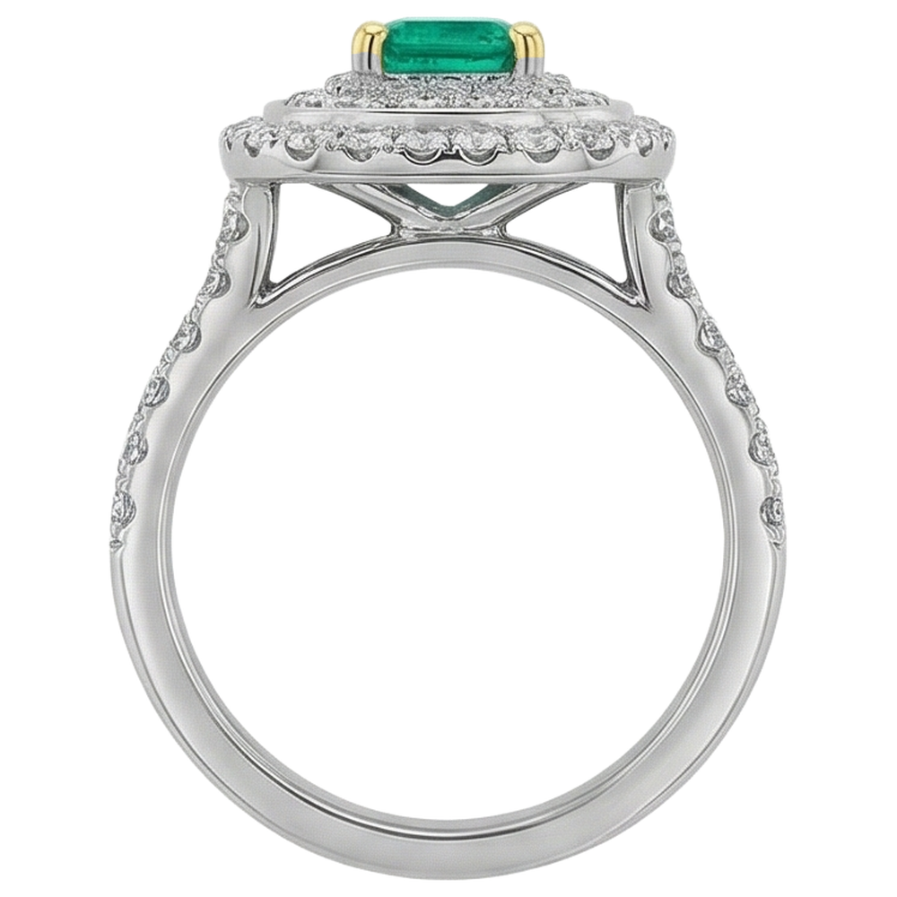 Bespoke Gemstone Ring 1 ct – top view