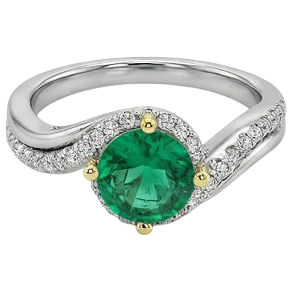 Brilliant Precious Stone Ring 2.50 ct – front view