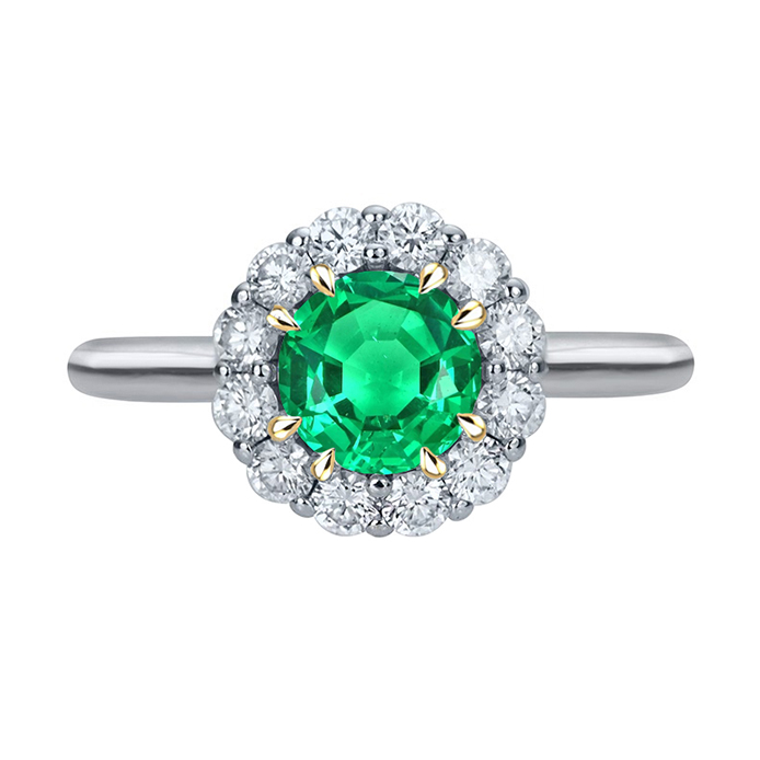 High-End Colored Stone Ring 2.50 ct – main view