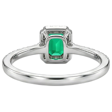 Shimmering Precious Stone Ring 1.50 ct – top view