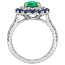 Brilliant Precious Stone Ring 2 ct – top view