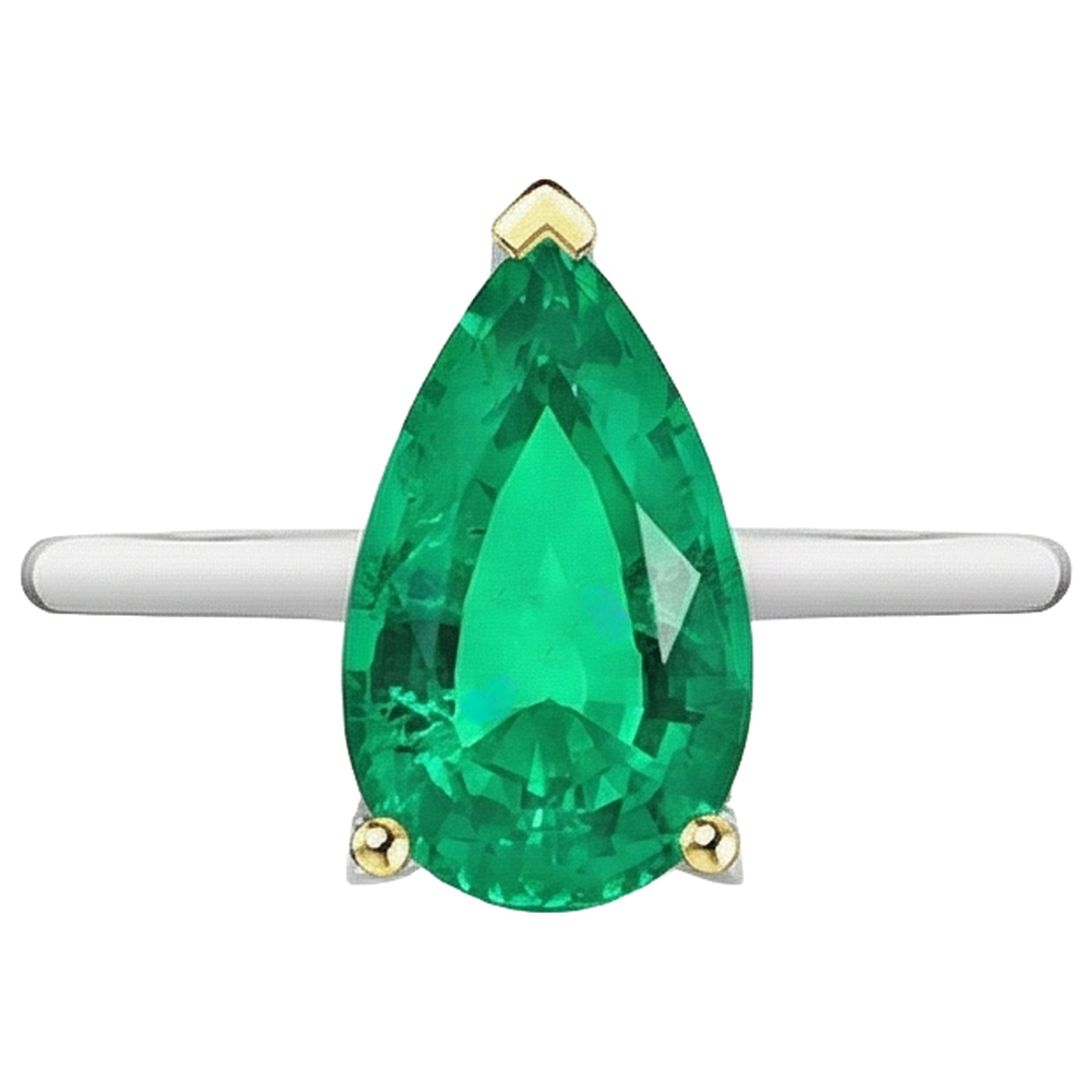 Refined Precious Stone Ring 3 ct – angle view