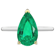 Refined Precious Stone Ring 3 ct – angle view