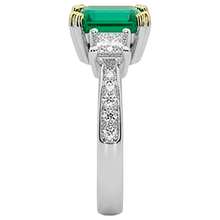 Brilliant Precious Stone Ring 2 ct – top view