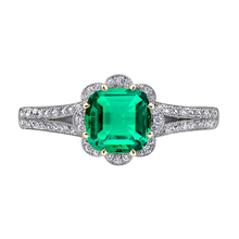 Luxury Fine Emerald Precious Stone Ring 3.50 ct – main view