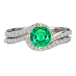 Natural GIA Certified Fine Emerald Gemstone Ring 2.50 ct