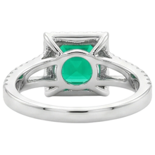 Custom Precious Stone Ring 3.50 ct – back view