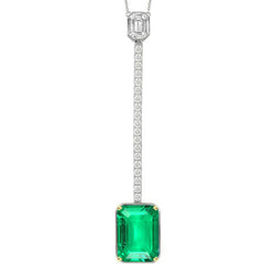 Premium GIA Certified Fine Emerald Precious Stone Pendant – 2.50