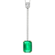 Premium Fine Emerald Precious Stone Pendant 2.50 ct – main view