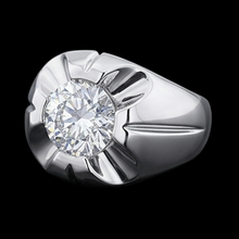 Gypsy 2.50 Carat Round Natural Earth Mined DIAMOND ( NOT LAB GROWN ) Solitaire Ring White Gold 14K