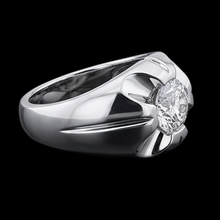 Gypsy 2.50 Carat Round Natural Earth Mined DIAMOND ( NOT LAB GROWN ) Solitaire Ring White Gold 14K