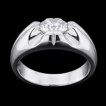 Gypsy 2.50 Carat Round Natural Earth Mined DIAMOND ( NOT LAB GROWN ) Solitaire Ring White Gold 14K