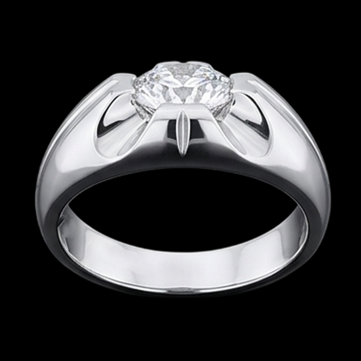 Gypsy 2.50 Carat Round Natural Earth Mined DIAMOND ( NOT LAB GROWN ) Solitaire Ring White Gold 14K