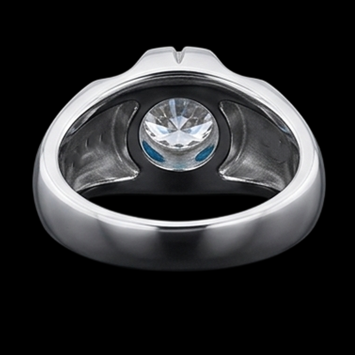 Gypsy 2.50 Carat Round Natural Earth Mined DIAMOND ( NOT LAB GROWN ) Solitaire Ring White Gold 14K