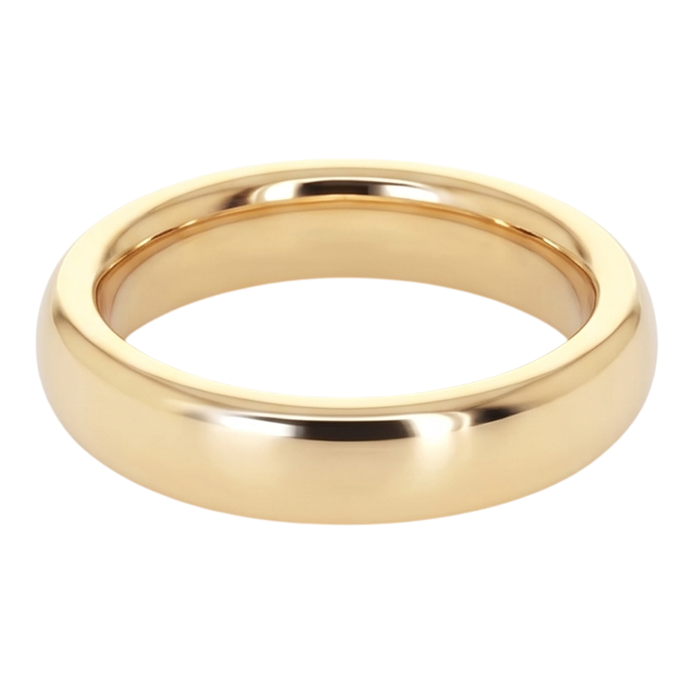 Gypsy Natural Earth Mined Diamond Band 0.25 Carats Yellow Gold 14K Men's Ring