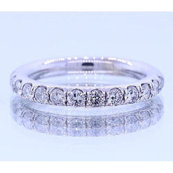 Half Eternity Comfort Fit Real Diamond Band 1.30 Carats