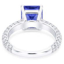 Halo Blue Sapphire Engagement Ring Radiant & Natural Earth Mined Diamonds 3.50 Carats