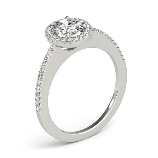  Anniversary Natural Diamond Engagement Ring 1.94 Carat WG 14K