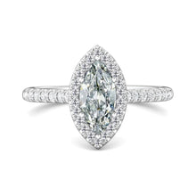 Halo Marquise Old Mine Cut Natural Diamond Anniversary Ring 5 Carats