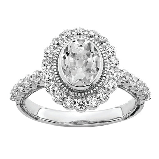 natural round diamond 5.50ct watch front view
