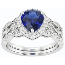 natural round sapphire 4.50ct ring close up detail