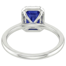 natural emerald sapphire 4ct ring side angle