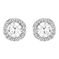 Halo Round Brilliant Cut 2.80 Carats Genuine Diamond Ladies Stud Earring